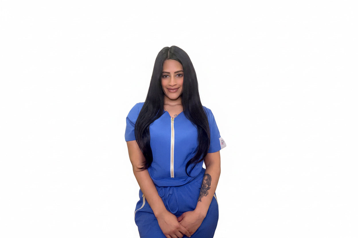 FlexFit Scrub Set –  Royal blue