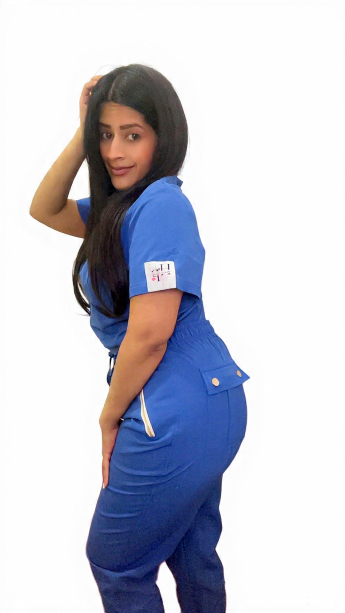 FlexFit Scrub Set –  Royal blue