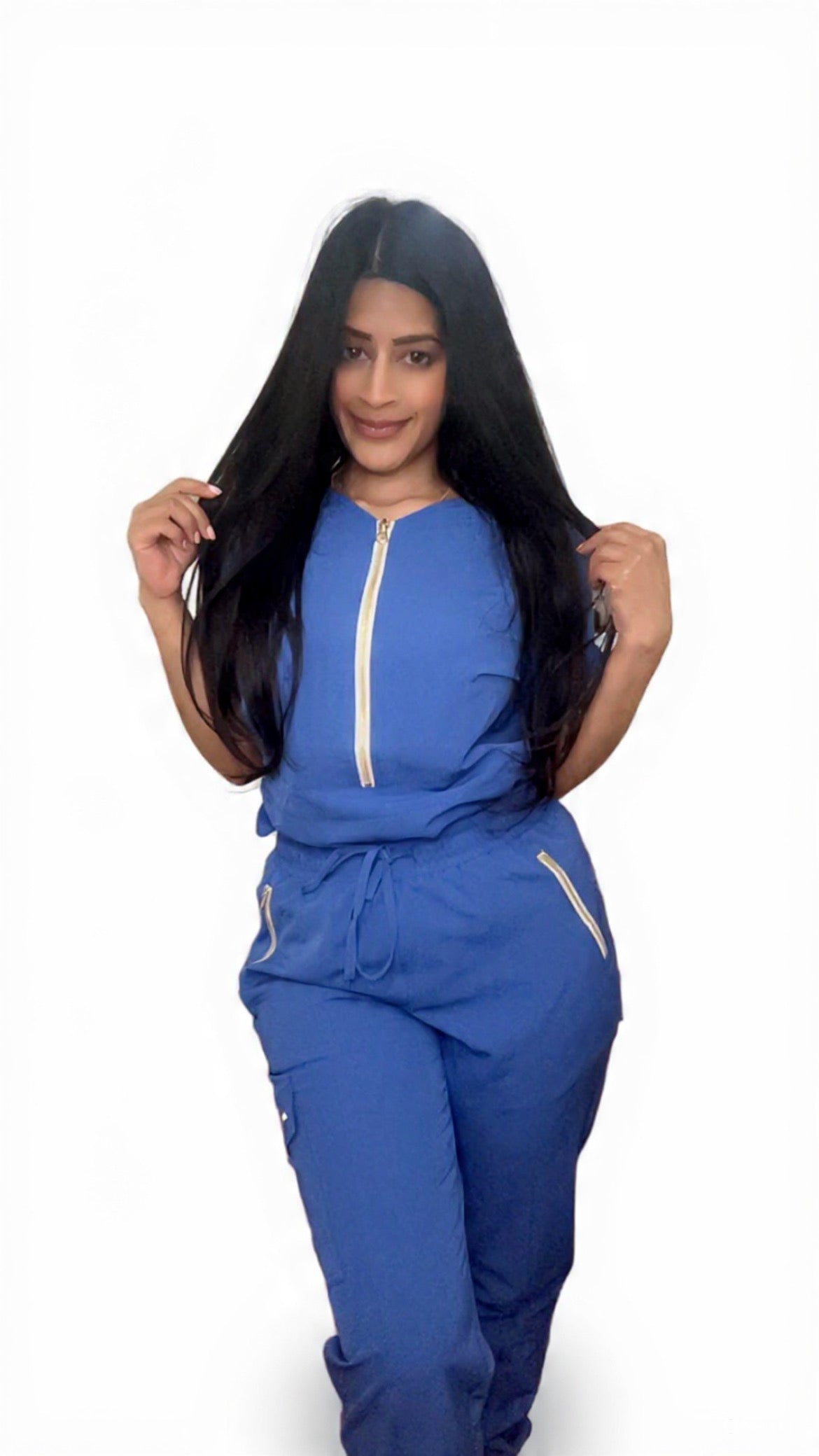 FlexFit Scrub Set –  Royal blue